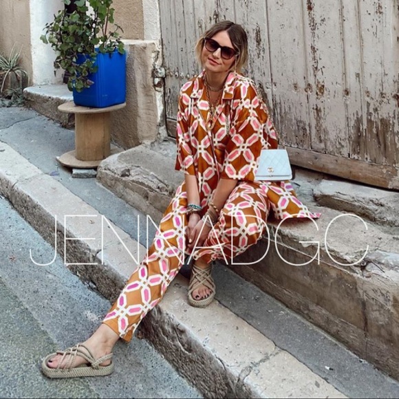 Zara Other - LAST ONE Zara Pajama Style Two Piece Set
